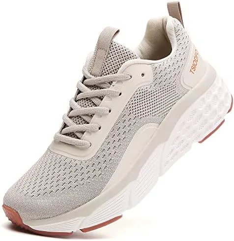 tsiodfo walking shoes for women sneakers beige size 11 comfort fashion casual running tennis shoe ladies runner gym workout jogging sneaker